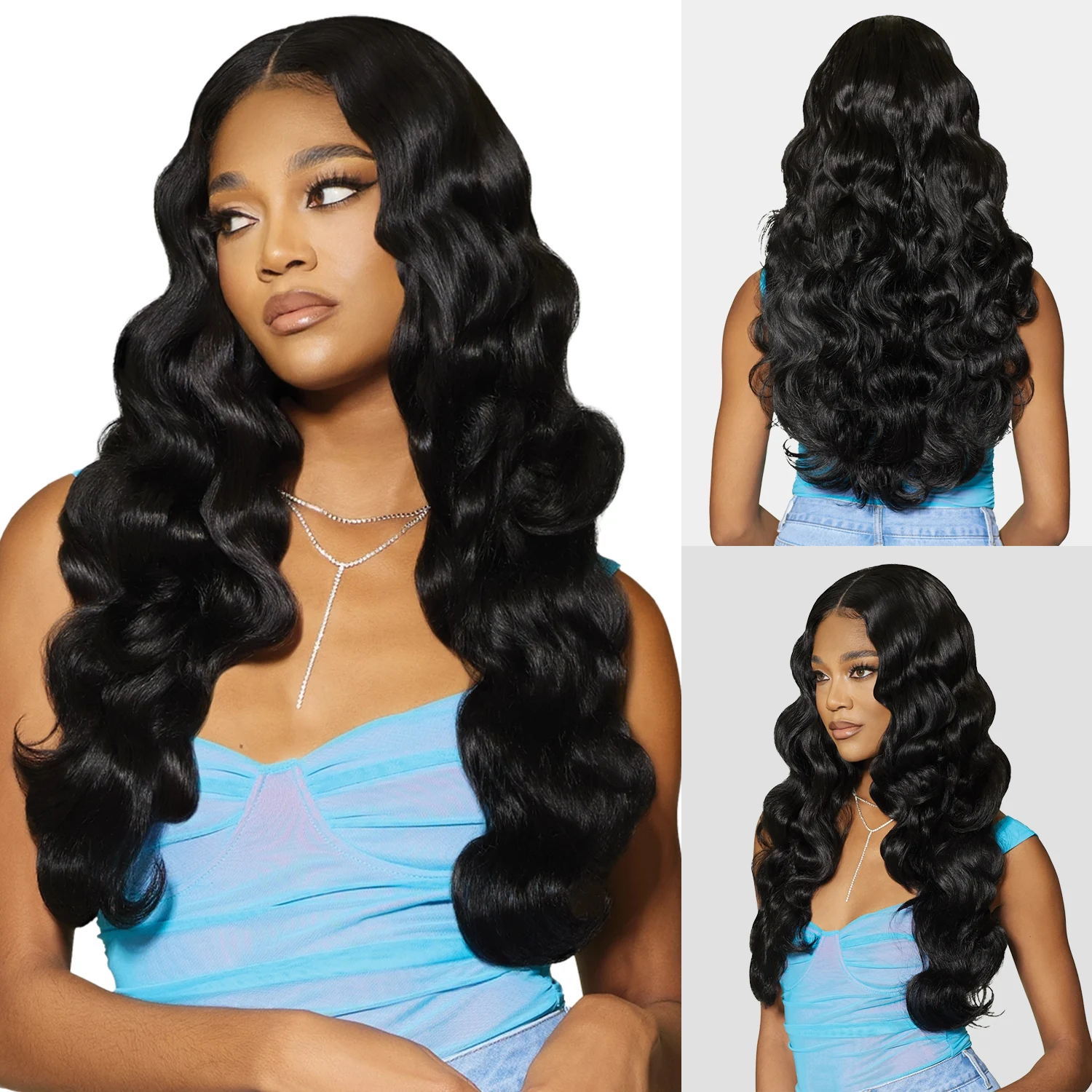 Outre Onverwerkte Remy Menselijk Haar HD Vetersluiting Suikerpons 4X4 Body Wave (10"-14")