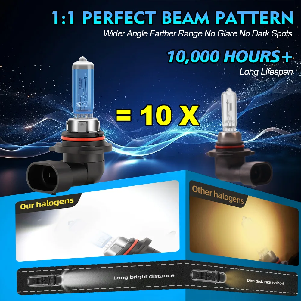 2 Stücke Xenon H1 H4 H7 H11 Lampen 50000LM Super Helle Halogen Autoscheinwerfer 6000 Karat Super Weiß H9 H13 9005 9006 9007 Auto Nebelscheinwerfer – Detail 5