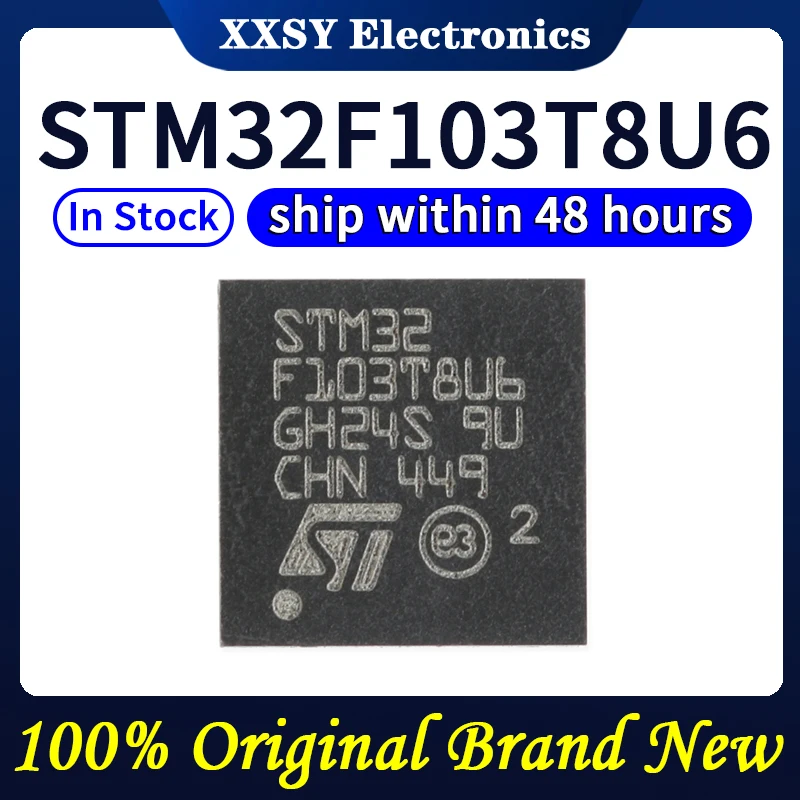 STM32F103VBT6 STM32F103VCT6 STM32F103VET6 STM32F103ZET6 STM32F103T8U6  100% Quality Original New