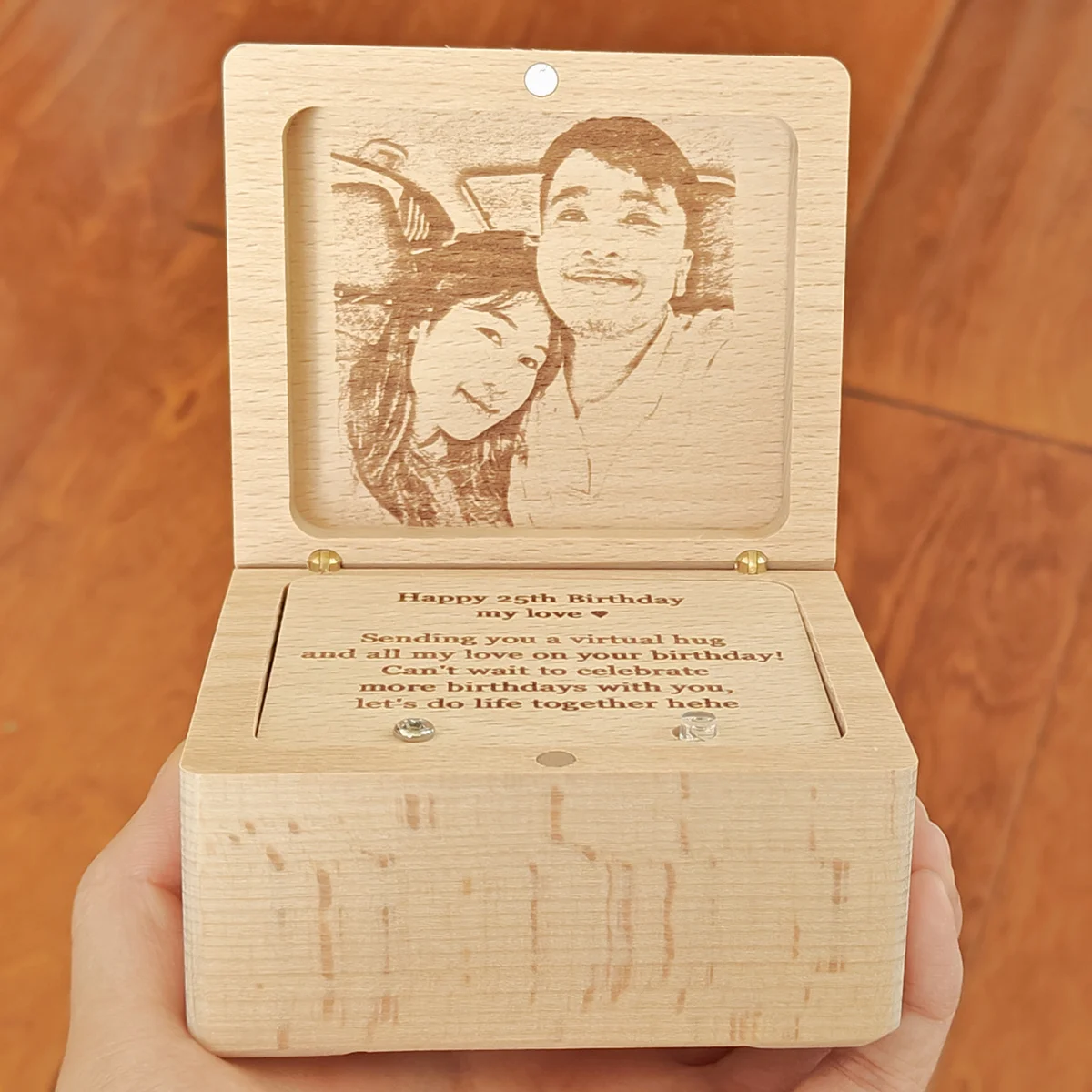 Do Life Together Customized Song Photo Music Box, Play Once Open, Birthday, Proposal, Anniversary, Christmas