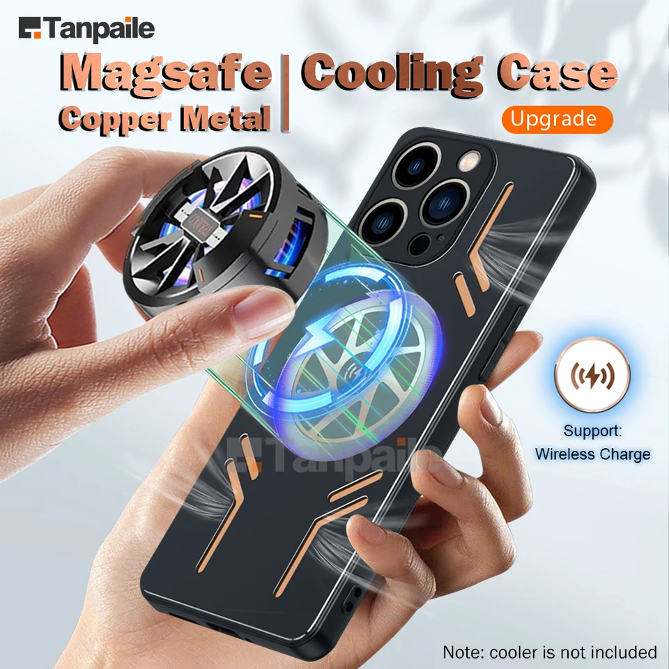 Wireless Charge Copper Metal Cooling Case For iPhone 16 15 14 13 12 11 Pro Max Plus X XR XS 16e Magnetic Case Funda - AliExpress 202192403 Wireless Charge Copper Metal Cooling Case For iPhone 16 15 14 13 12 11 Pro Max Plus X XR XS 16e Magnetic Case Funda - AliExpress 202192403