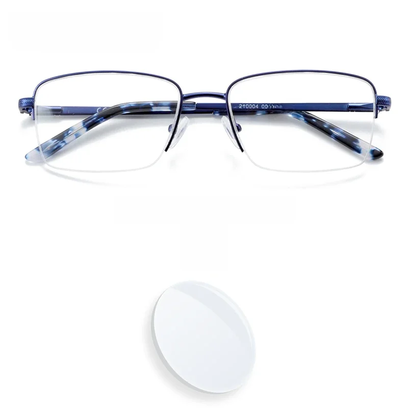 ZENOTTIC Legierung Anti Blau Licht Photochrome Brillen für Männer Optische Brillen Myopie