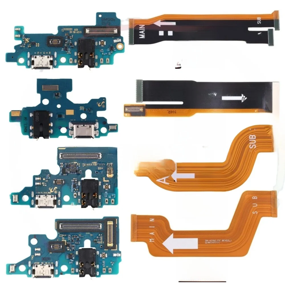 Do Samsung Galaxy A31 A41 A51 A71 A516N A716 Złącze dokujące USB Port ładowania + Płyta główna Elastyczny kabel płyty głównej — zdjęcie produktu 7