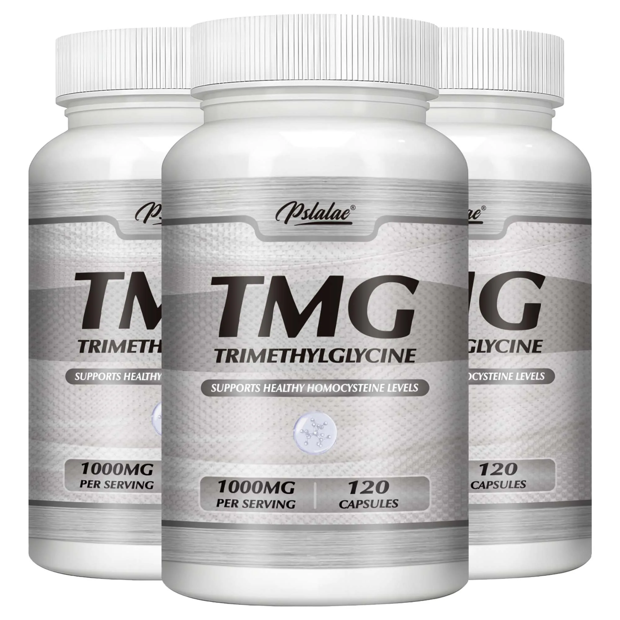 TMG trimetilglicina-promueve la salud Cardiovascular, ayuda a la oxidación muscular, retrasa el envejecimiento-120 cápsulas