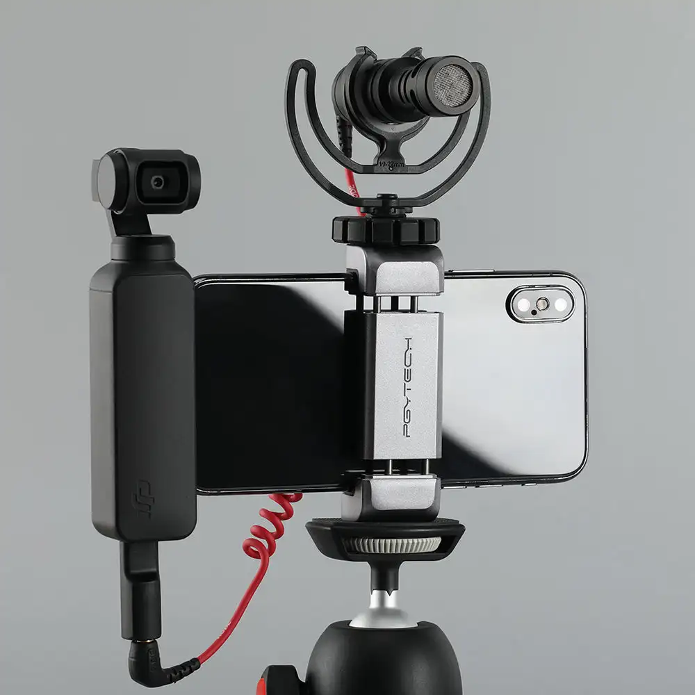 PGYTECH ผู้ถือโทรศัพท์ Universal สำหรับ DJI OSMO Pocket Handheld Gimbal อุปกรณ์เสริมเดิม