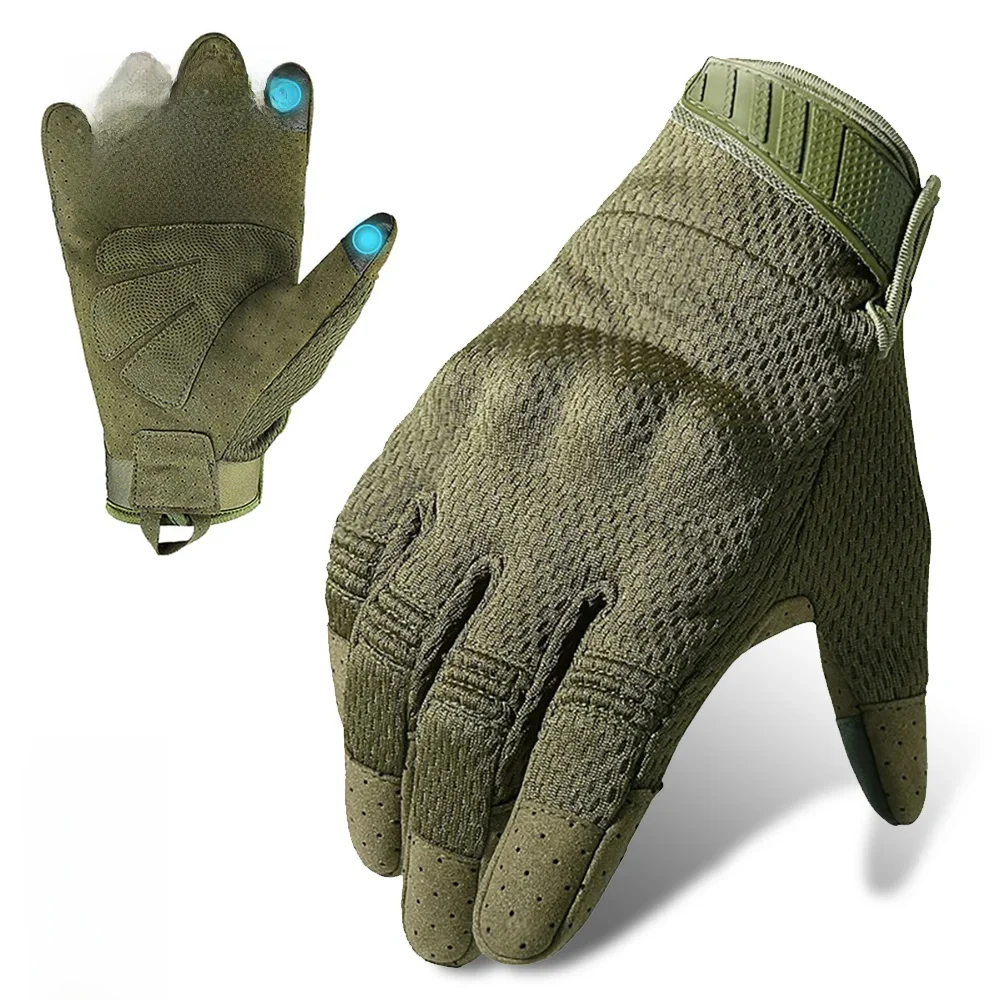 AliExpress NONE Tactical Gloves Men Touch Screen Cycling Gloves Sports Outdoor Motorcycle Riding Bike Running Paintball Gloves