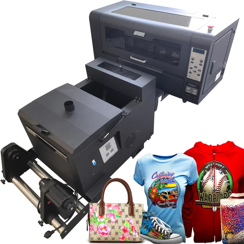 Santos Dtf Printer 30Cm Heat Transfer Pet Film Printing Machine Dtf Printer Xp600 A3 For Hoodie Pants Tshirt