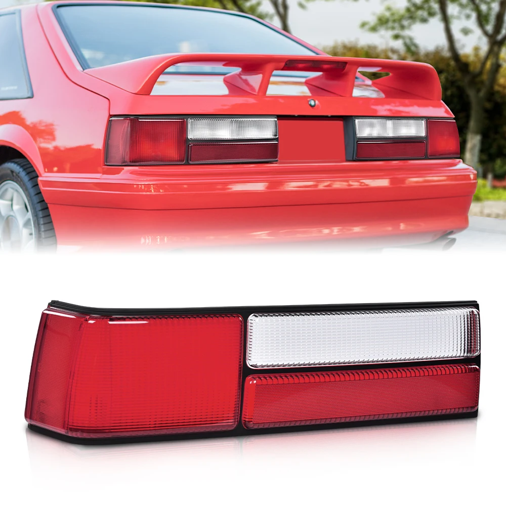 

Задний фонарь Fo2808106, подходит для 87-93 Ford Mustang Fox Body Lx Style Lh, линза заднего фонаря водителя, водонепроницаемый, пылезащитный, снежный, прочный
