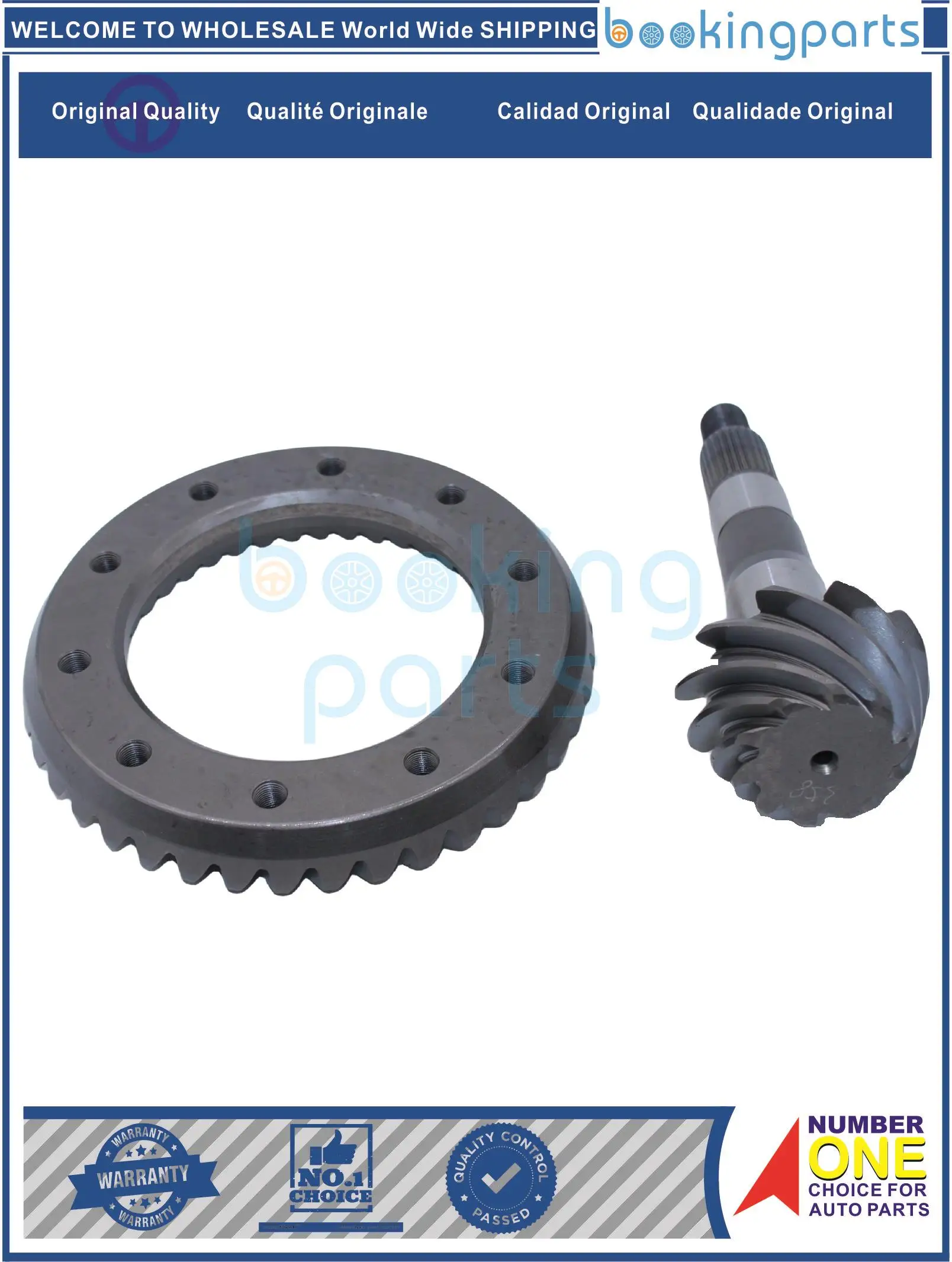 Engrenagem de anel e pinhão de roda de coroa para TOYOTA 2L/3L/5L REL. 10X41 89-04 ENGRENAGEM FINAL, 41201-39676,4120139676