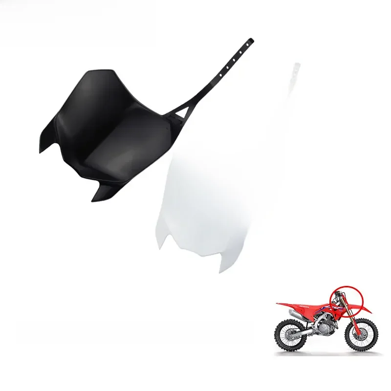 AliExpress LING QI Pit Dirt Bike Front Number Plate Motorcycle  CRF 110 Fairing Mask Plastic Body Cover Universal for CRF110 125 Parts