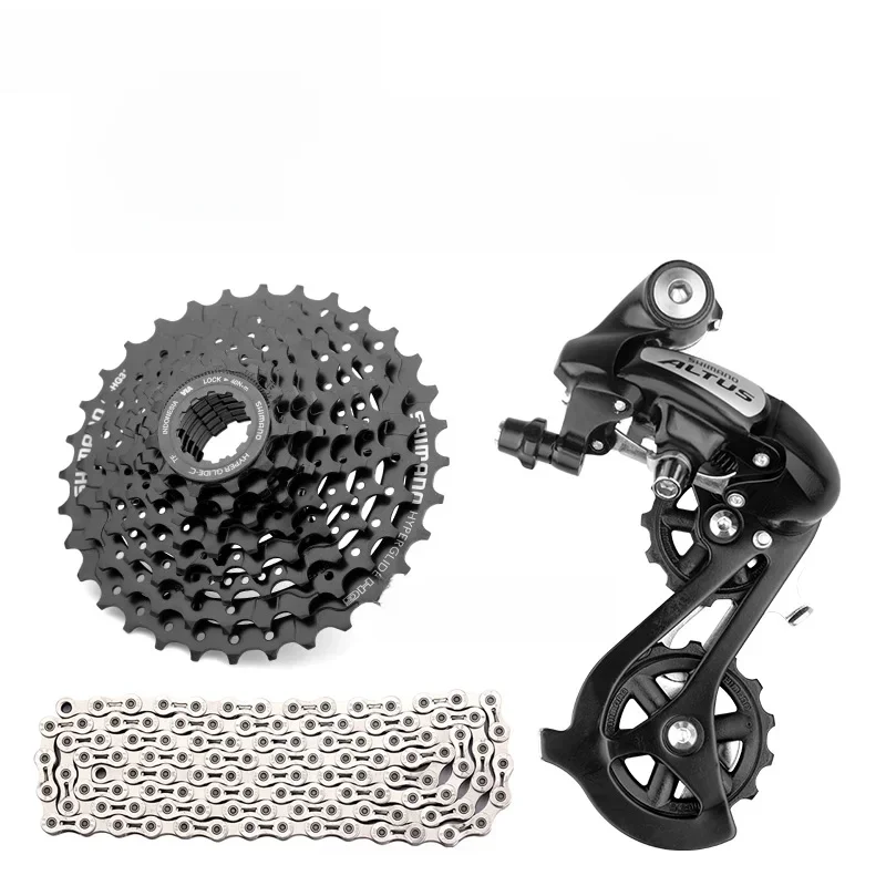 Shimano Altus RD-M310 8-biegowy zestaw grupowy HG31 8 S K7 32T 34T MTB zębatka rower górski kaseta HG71/HG40 KMC 8V łańcuch zestaw rowerowy — zdjęcie 2