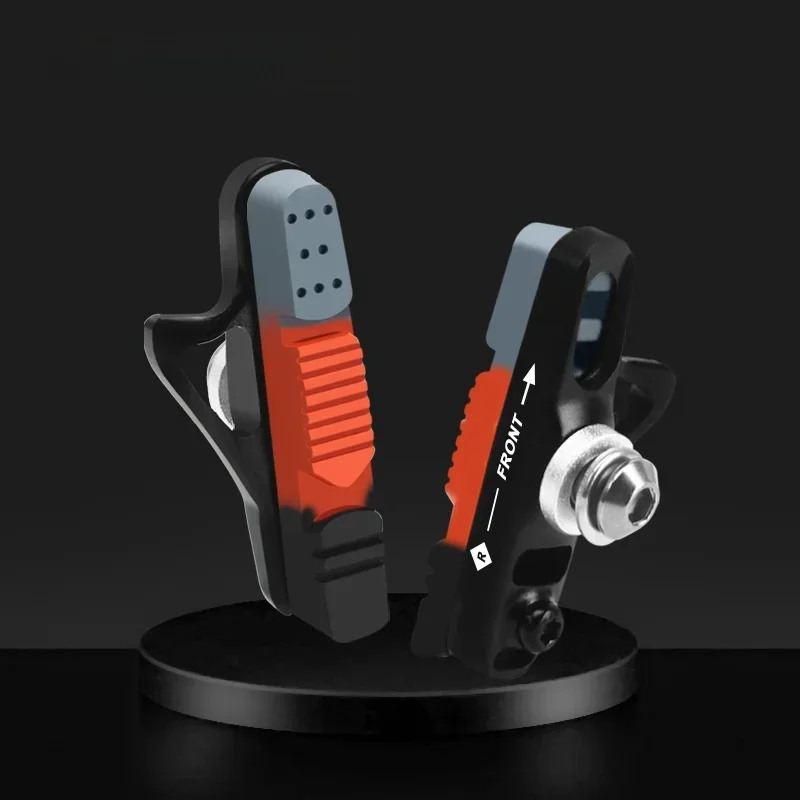 AliExpress riderace RIDERACE Road Bike Brake pads For Rim C Brake CNC Bicycle Braking V-Brake Holder Shoes Rubber Block Durable Cycling Accessories