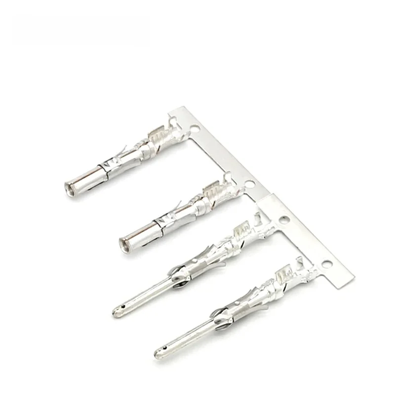 20/50/100/200/500/Pcs 1.5mm câblage de voiture mâle femelle Terminal pour TE Type CPC connecteur rond plage de sertissage 0.8-2mm2 66601-1 66602-1