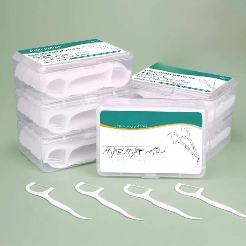 1000/600/300/150 Stück - Ultrafeine Zahnseide-Sticks - Reinigen Sie die Zahnlücken mit einem Stück - Mundpflegewerkzeug