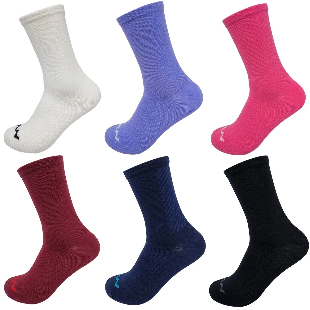 AliExpress NONE 1 pair of Cycling Socks Men Women Non-Slip Breathable Cycling Sock Bike Sock Sports Running Football basketball Socks