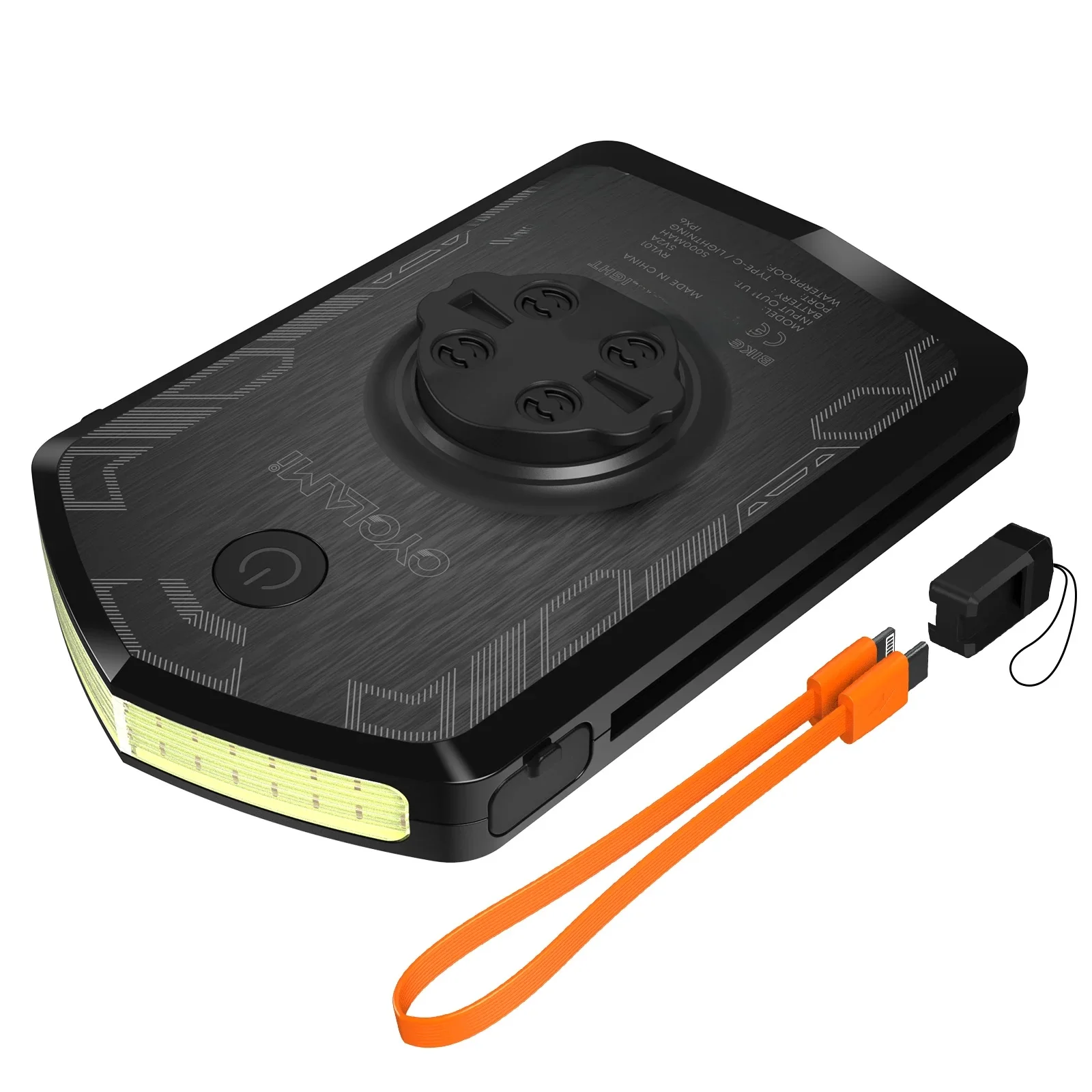 AliExpress CYCLAMI Daytime Ultralight 5000 mAh Bike Front Lamp Hanging Version Cycling Flashlight Emergency Bicycle Headlight Light
