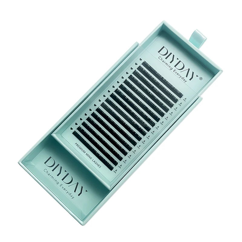 DIYDAY extensión de pestañas inferior B/C, 5mm, 6mm, 7mm, BASF, Pbt, pestañas clásicas, suministros individuales naturales, suaves debajo de las pestañas inferiores