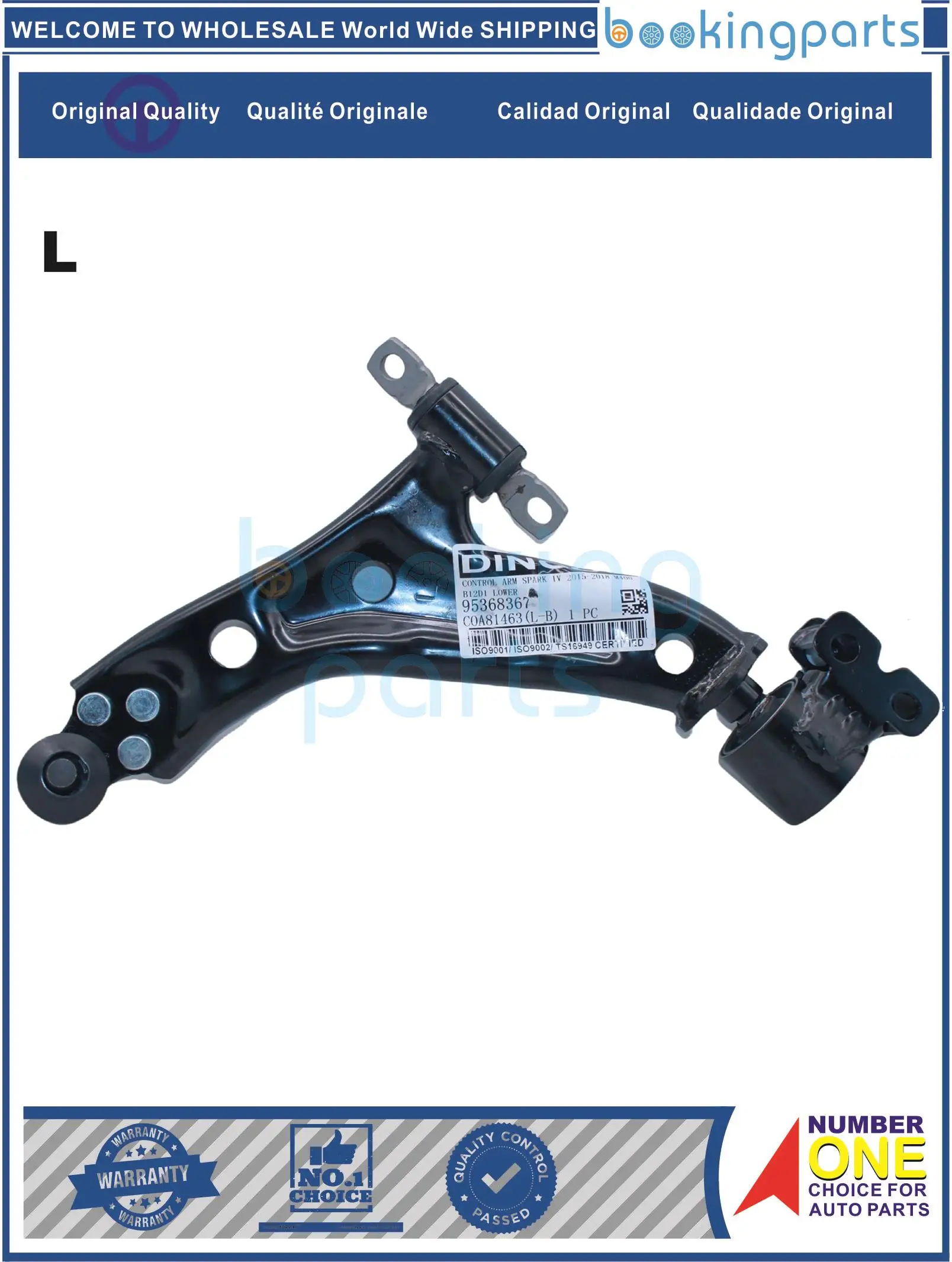 COA81463(L-B),95368367 Control Arm For CHEVROLET SPARK IV 2015-2018 M400 B12D1