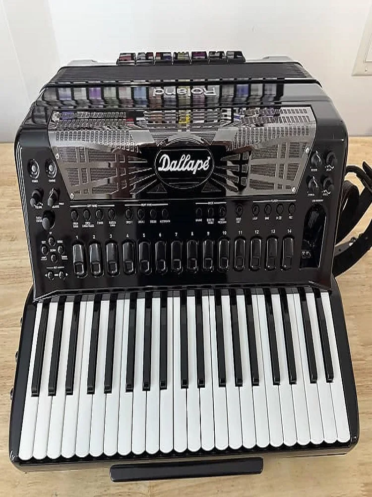 ขายร้อน BLACK FRIDAY ใหม่ Roland Dallape FR-8X BK เปียโน V-Accordion