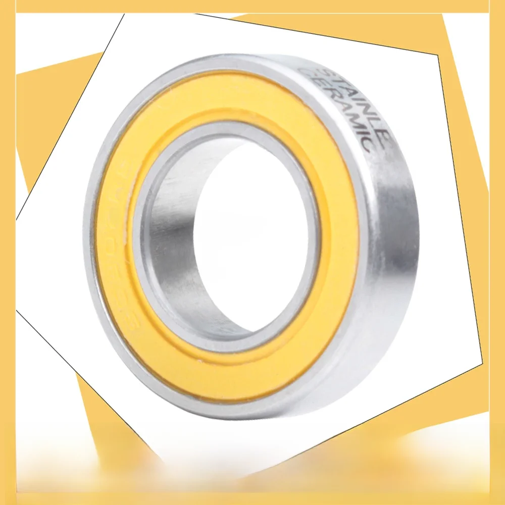 AliExpress FUSHI 6902-2RS Stainless Bearing 15*28*7 mm 1PC ABEC-3 6902 RS For DTSwiss 350 Bicycle Hub Front Rear Hubs Wheel Ceramic Ball Bearings