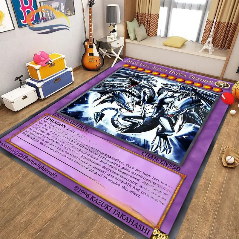 Yu-gi-oh Monster Karte Teppich Teppich Anime Bereich groß für Wohnzimmer Schlafzimmer Sofa