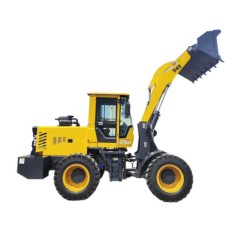 Chinese Mini Battery Electric Wheel Loader ALT Electric Small Front End Telescopic Loader All Terrain Forklift