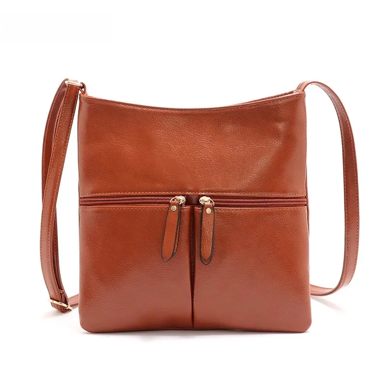Luksusowe skórzane torby na ramię panie projektant torebek Flap torby kurierskie crossbody dla kobiet bolsa feminina — zdjęcie 2