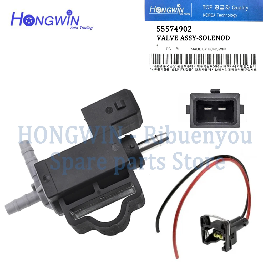 Zawór elektromagnetyczny do Chevy Cruze Sonic Trax Opel Astra J H Adam Cascada Insignia A Meriva A B Zafira B C 1.4 1.6 55587751 55574902