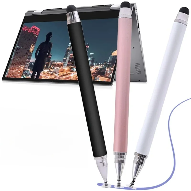 3/1 szt. Inteligentny tablet telefon uniwersalny 2 w 1 pojemnościowy rysik długopisy do rysowania dla iPhone/Android wszystkie pojemnościowe ekrany dotykowe — zdjęcie 2
