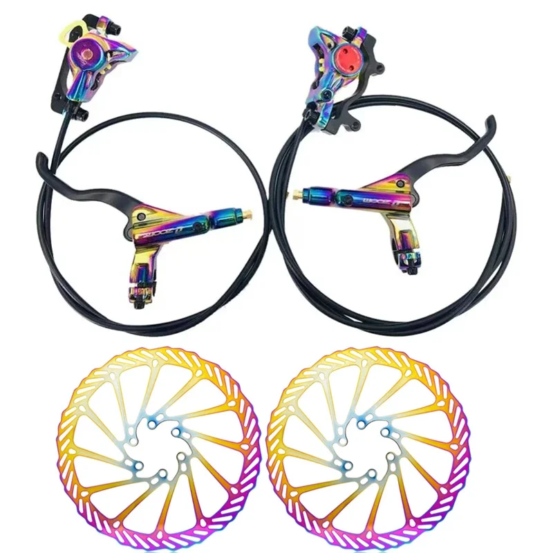 AliExpress chooee ZOOM Rainbow External / Internal Wiring Hydraulic Disc Brake Bicycle Front +Rear 900 1500mm Hose MTB