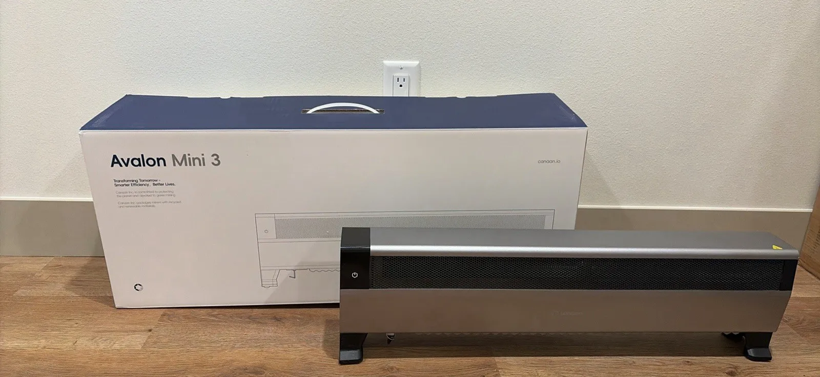 NB COMPRE 2 E GANHE 1 GRÁTIS Canaan Avalon Mini 3 BTC Heater Miner - 37,5 TH/s 800W ASIC Criptomoeda de Dupla Função