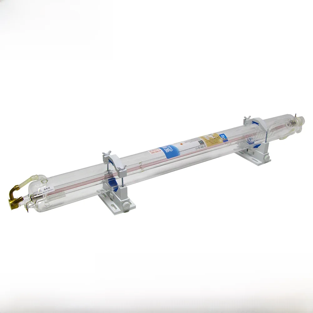 Yongli R7 130W-150W CO2 rura laserowa szklana fajka metalowa główka o długości 1650mm Dia.80mm dla maszyna do laserowego cięcia i grawerowania CO2 — zdjęcie 2