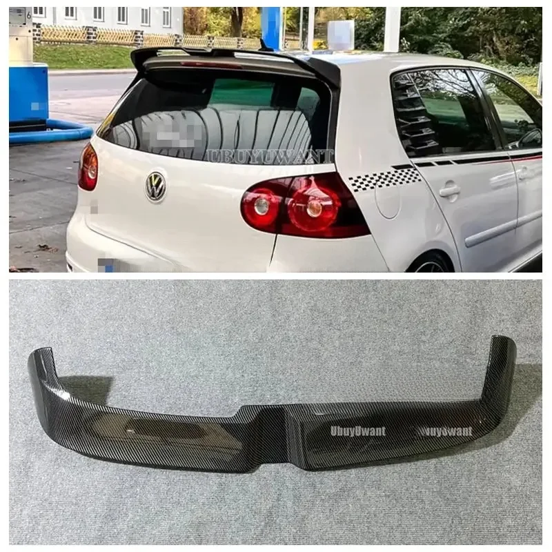 2004 à 2009 pour VW Golf 5 MK 5 GTI R32 MK5 Style Oettinger becquet arrière aile de toit lèvre de coffre haute qualité ABS noir brillant