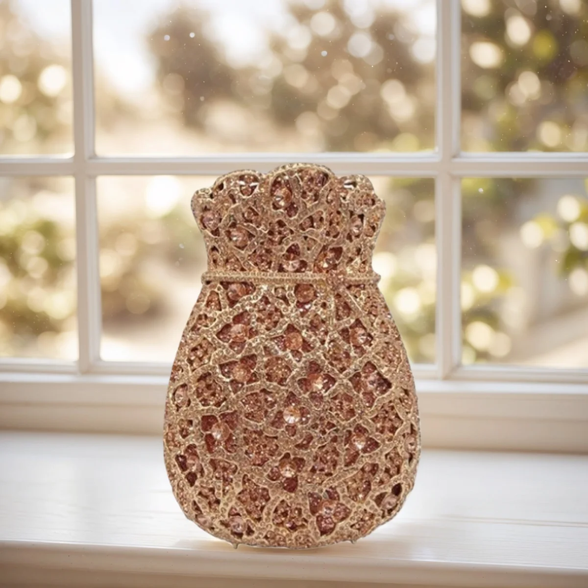 

Glitter Women Money Pouch Clutch Purse Luxury Rhinestone Crystal Evening Bag Prom Party Handbag for Wedding