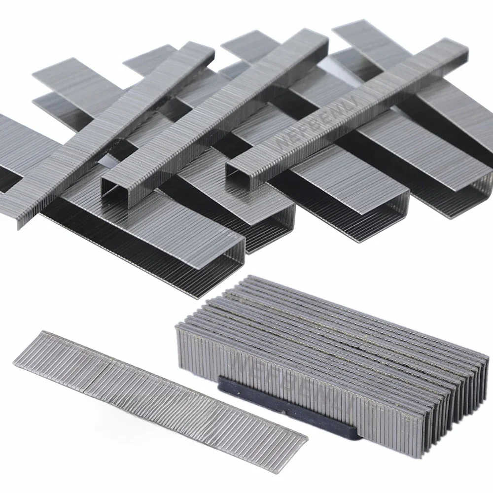 304 Roestvrij Stalen Deur/T Vormige Nietjes F15/F20/F25/F30/T50/Nail Pneumatische pistool Recht 10J Serie Houtbewerking Meubels Diy - afbeelding 2