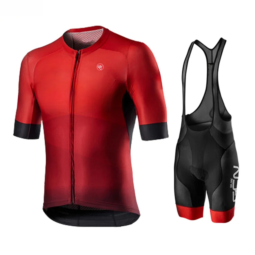 AliExpress RAUDAX GCN 2024 Raudax Gcn Summer Short Sleeve Jersey Breathable Road Bike Uniform MTB Shirt Bicycle Men Cycling Clothing Set Ropa Ciclismo