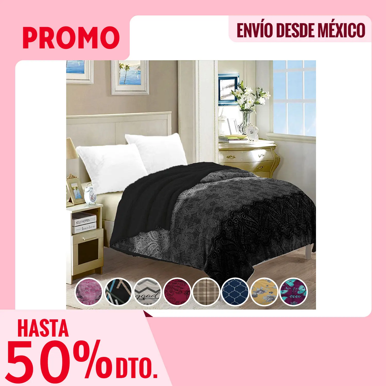 Melocotton Hogar Nuevo Cobertor de invierno súper grueso para cama Matrimonial , Cobija de Borrego , Edredón cálido suave y cómodo