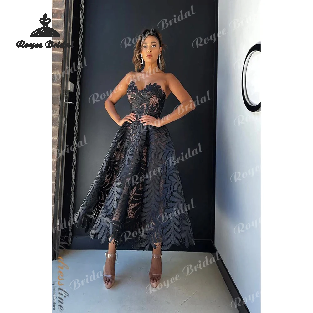 Elegante Spitze Schatz-ausschnitt Abendkleider 2026 Liebsten Tee Länge Prom Party Kleider Angepasst Vestido De Fiesta