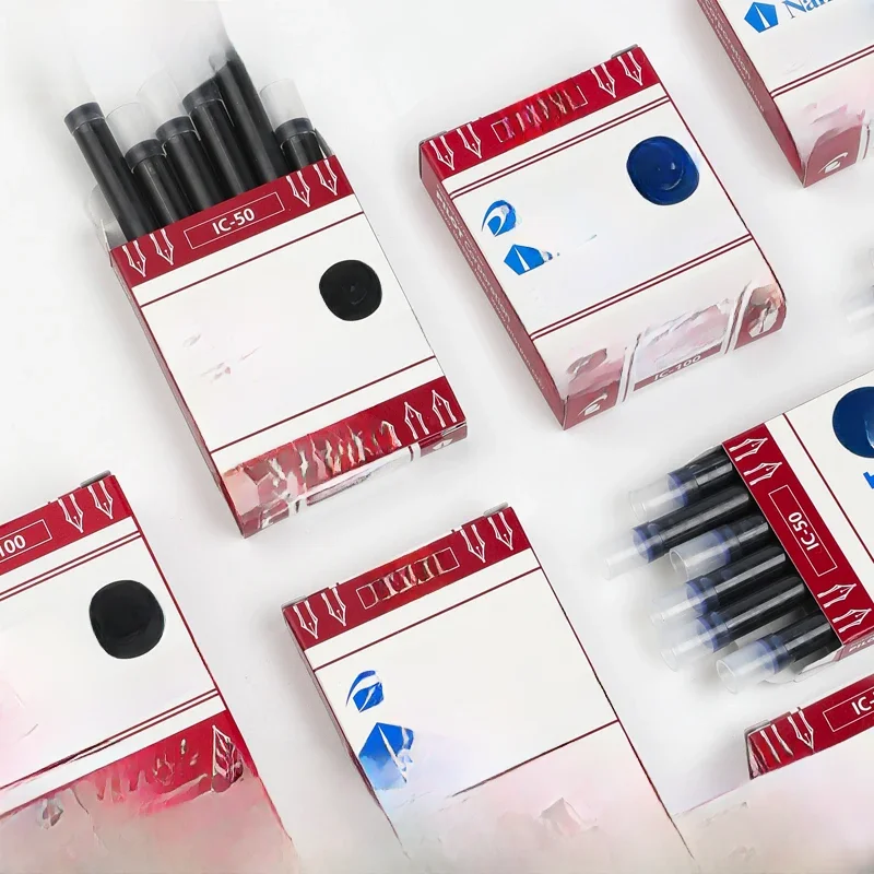 Pilote Namiki IC50 Stylo Plume Cartouche D'encre Noir/Bleu/Rouge Fournitures D'encre D'écriture Convient pour 78G + FP-50R KAKUNO 88G