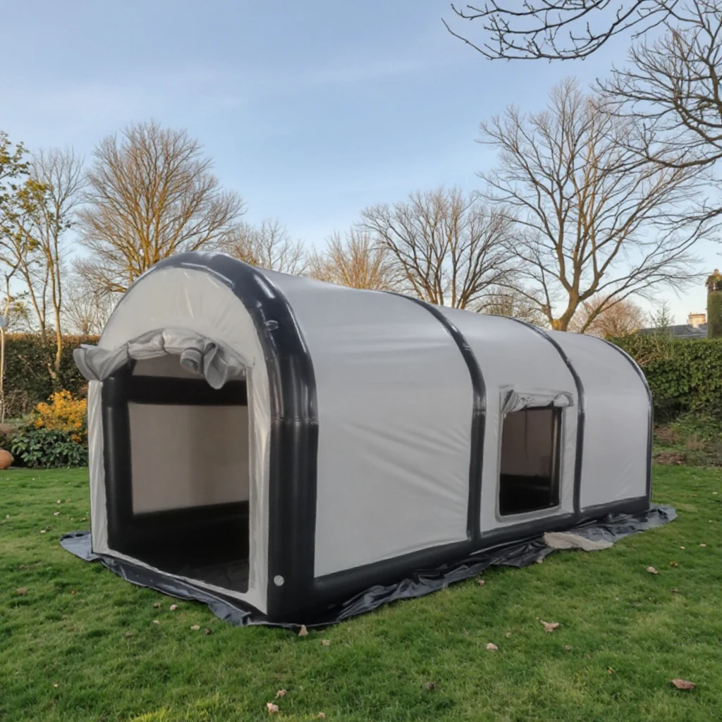 

6 м большой надувной автомобильный чехол, коммерческая надувная палатка для гаража, защитная палатка, водонепроницаемый чехол, парковочная палатка для всех автомобилей