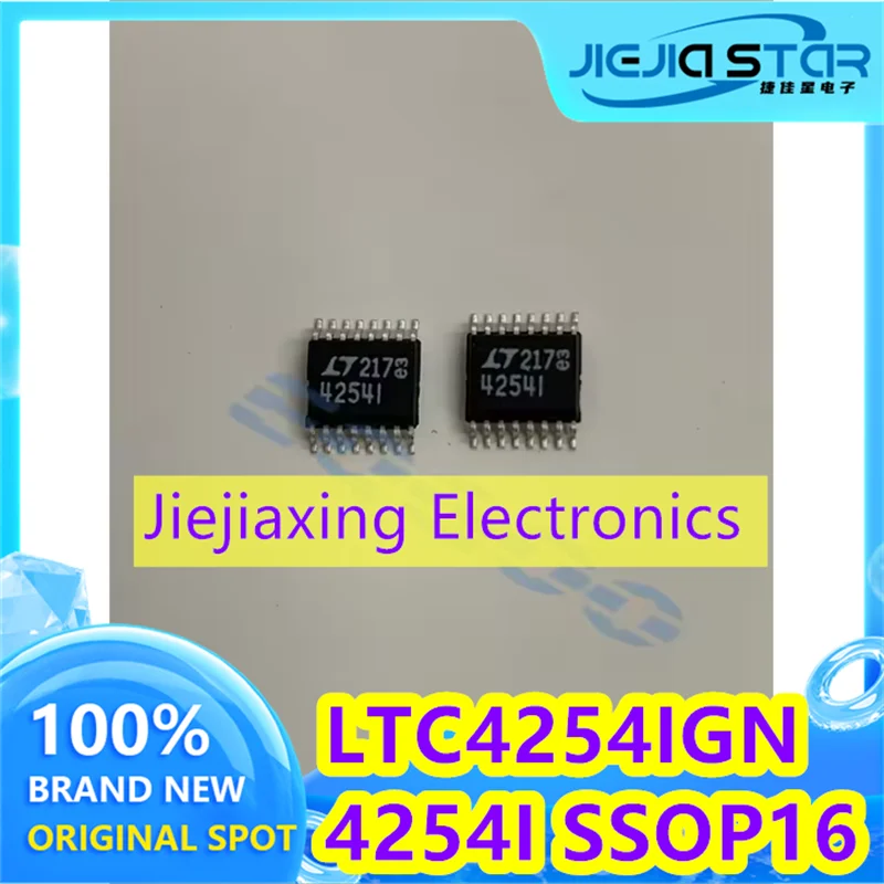 

(3/10pieces) LT4254 LT4254CGN LTC4254IGN 4254I SSOP16 Hot Swap Controller Chip IC 100% Brand New Original Electronics