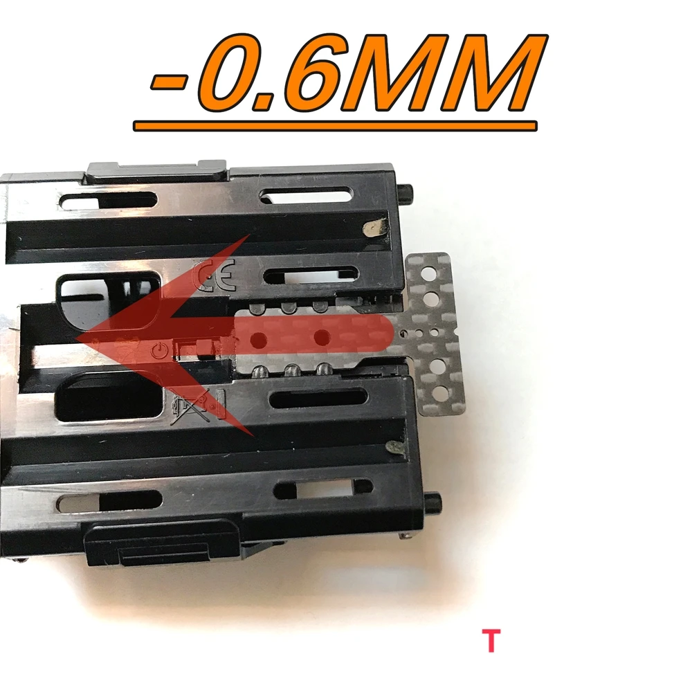 GT55Racing MM/RM (-0.6MM) Carbon T-Plate 5PCS NO.1-5 Soft to Hard Thickness 0.5mm For Kyosho Mini-Z MR03 #CF-MM05-M06