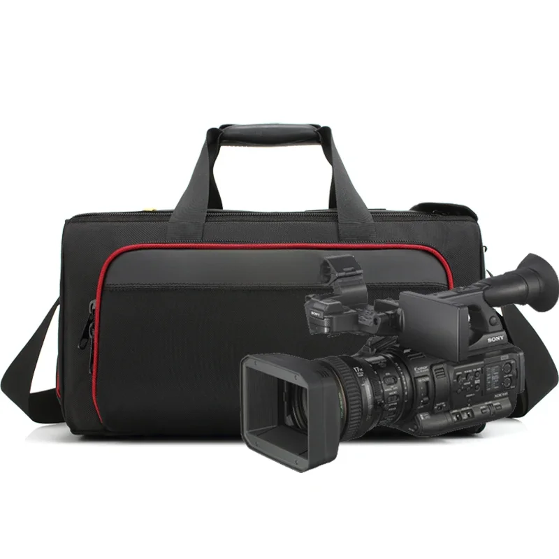 Bolsa de câmera vcr vídeo ombro filmadora dv caso bolsa para sony foto repórter grande fotógrafo