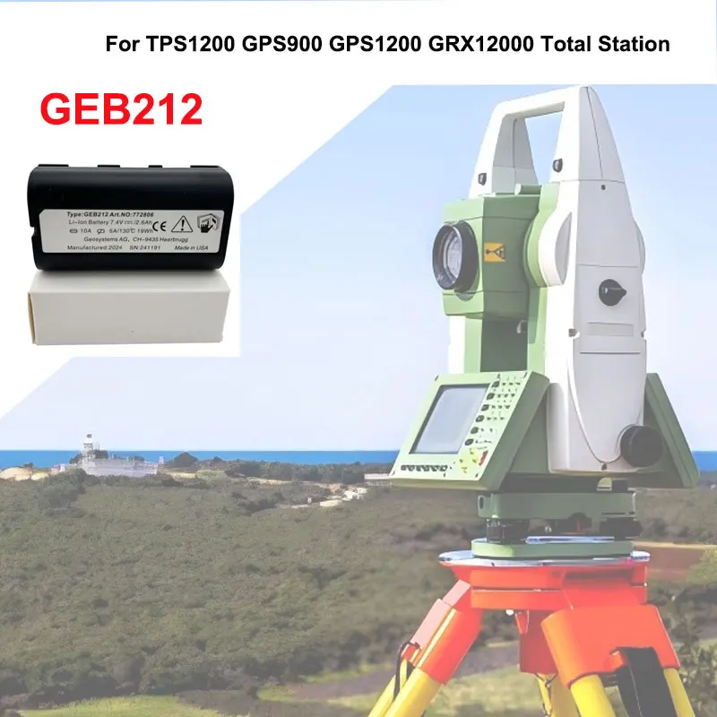 

Аккумулятор GEB212 для контроллеров Leica CS10/CS15, для TPS1200 GPS900 GPS1200 GRX12000, тахеометр 772806, аккумулятор