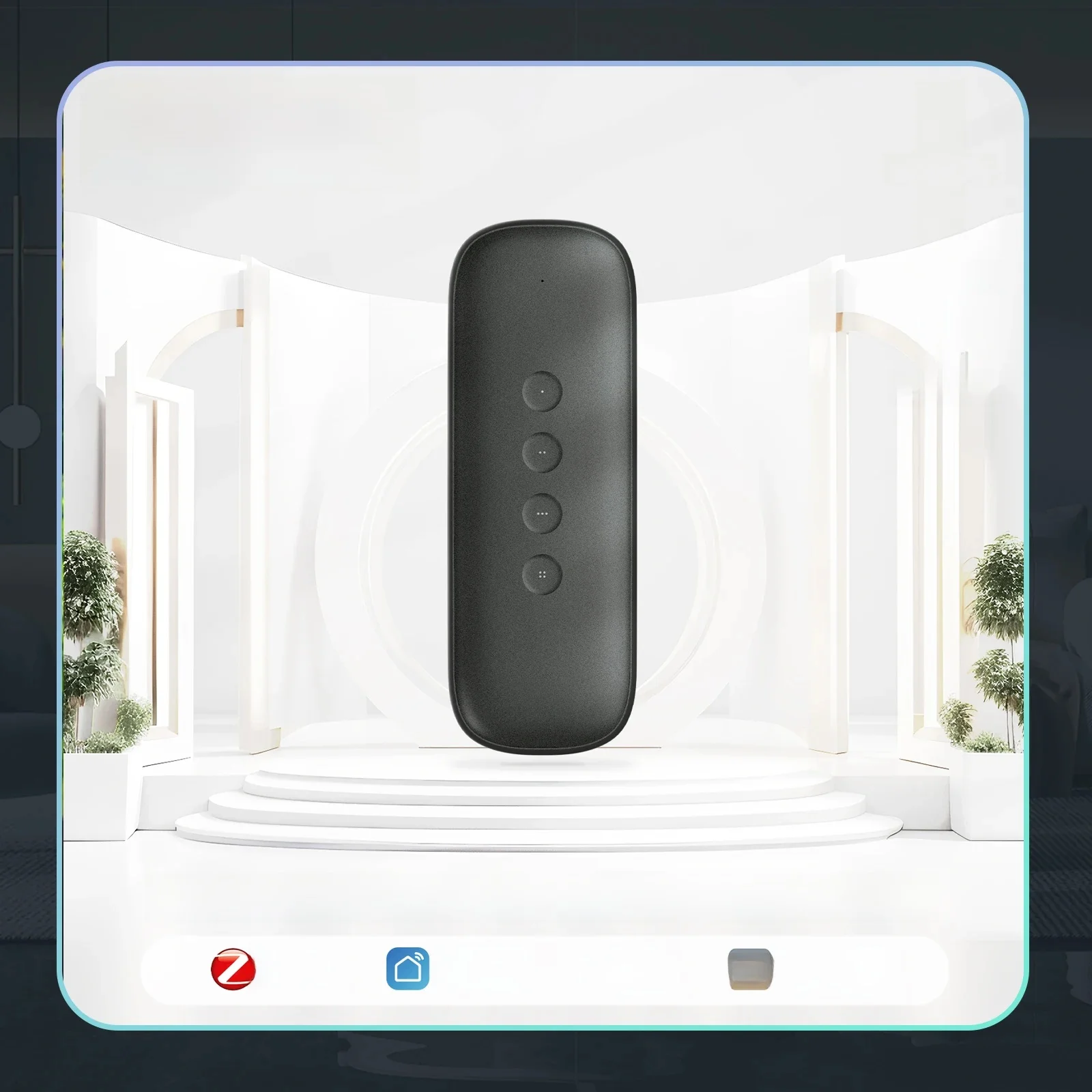 Tuya ZigBee inteligentny przełącznik scen 4 przyciski przenośna bezprzewodowa lekka konstrukcja 12 scenariuszy automatyka zdalnego sterowania zasilany z baterii — zdjęcie produktu 7