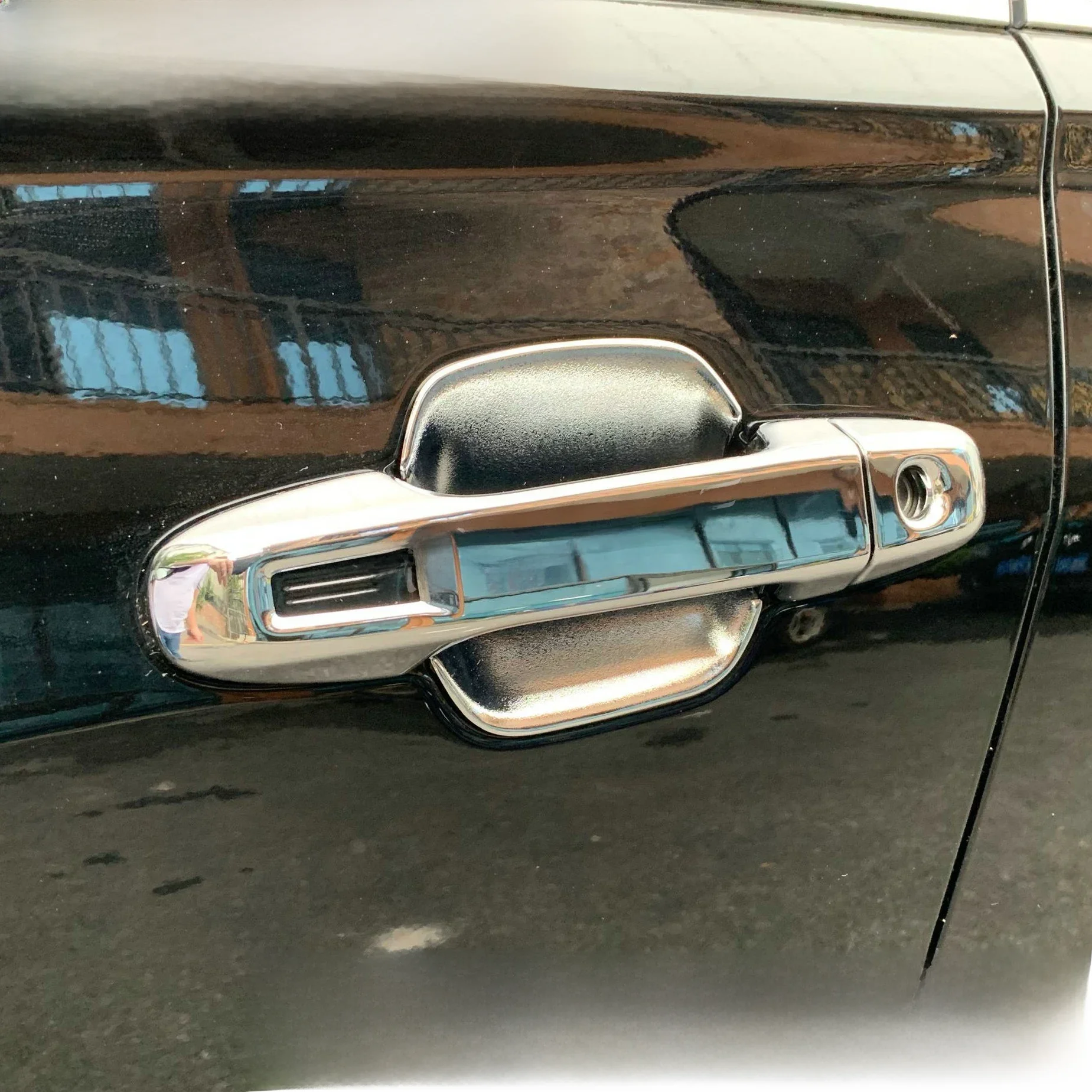 Chrome Door Handle Cover Protector Moulding Accessories For Subaru Forester 2019 2020 2021 2022 2023 2024