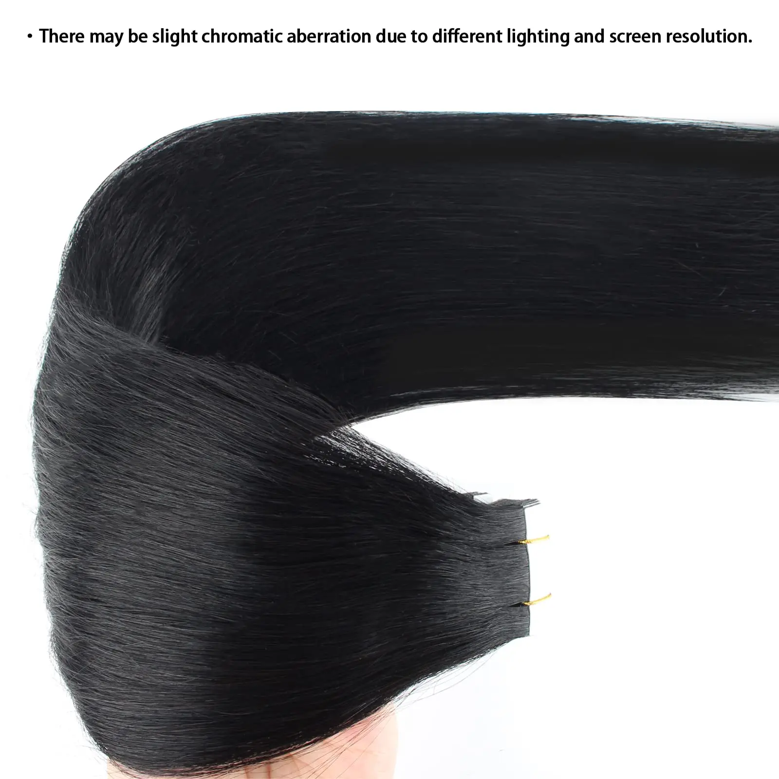 Straight Tape in Extensions Real Remy Human Hair Remi Black Hair Extension Glue in Skin Weft Tape Hair Extensions Jet Black #1