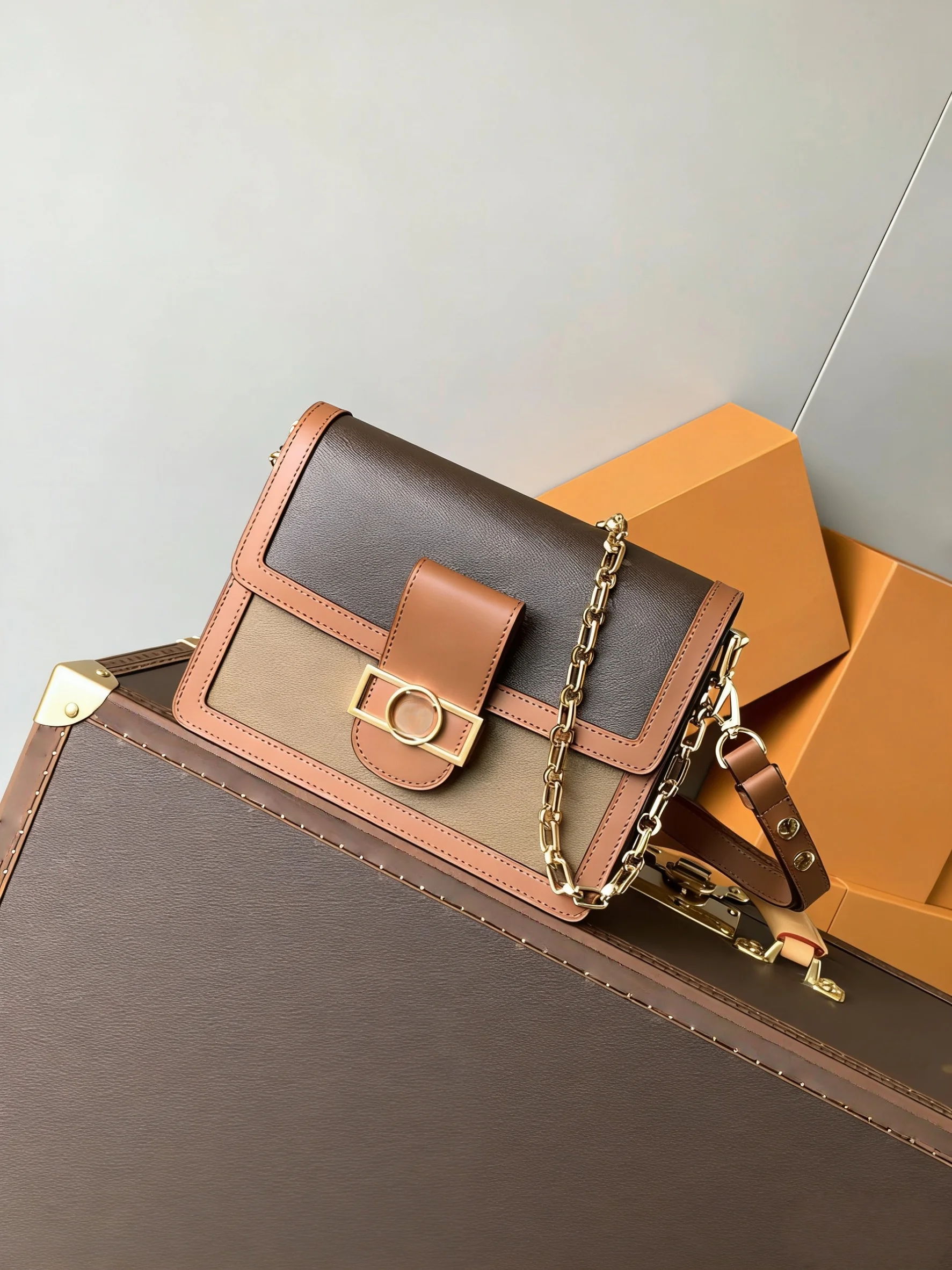 

2025 New SIZE: 25x17x10.5 CM real leather high quality Fashionable Versatile bags Portable shoulder no boxes