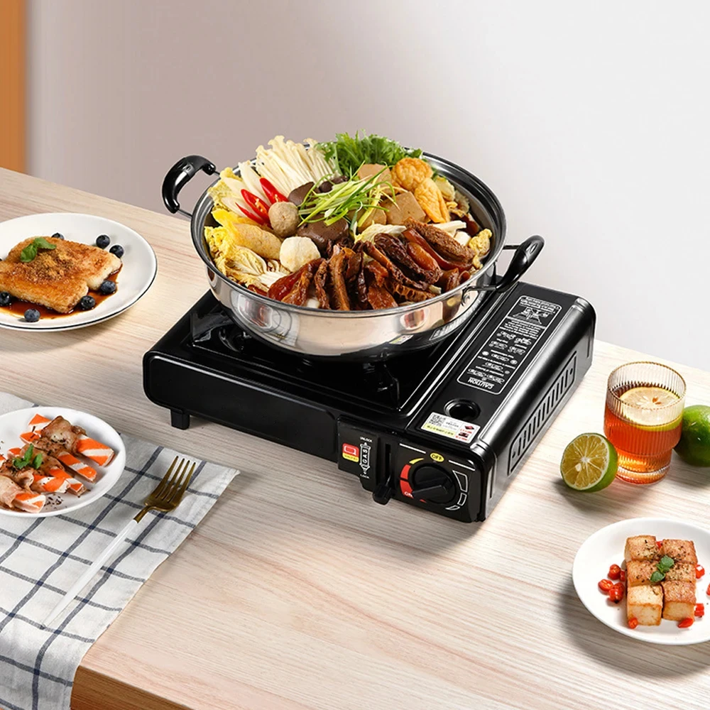 Image 4: Cuisinière à gaz portable idéale pour la compression du cartouche ou du cylindre de camping