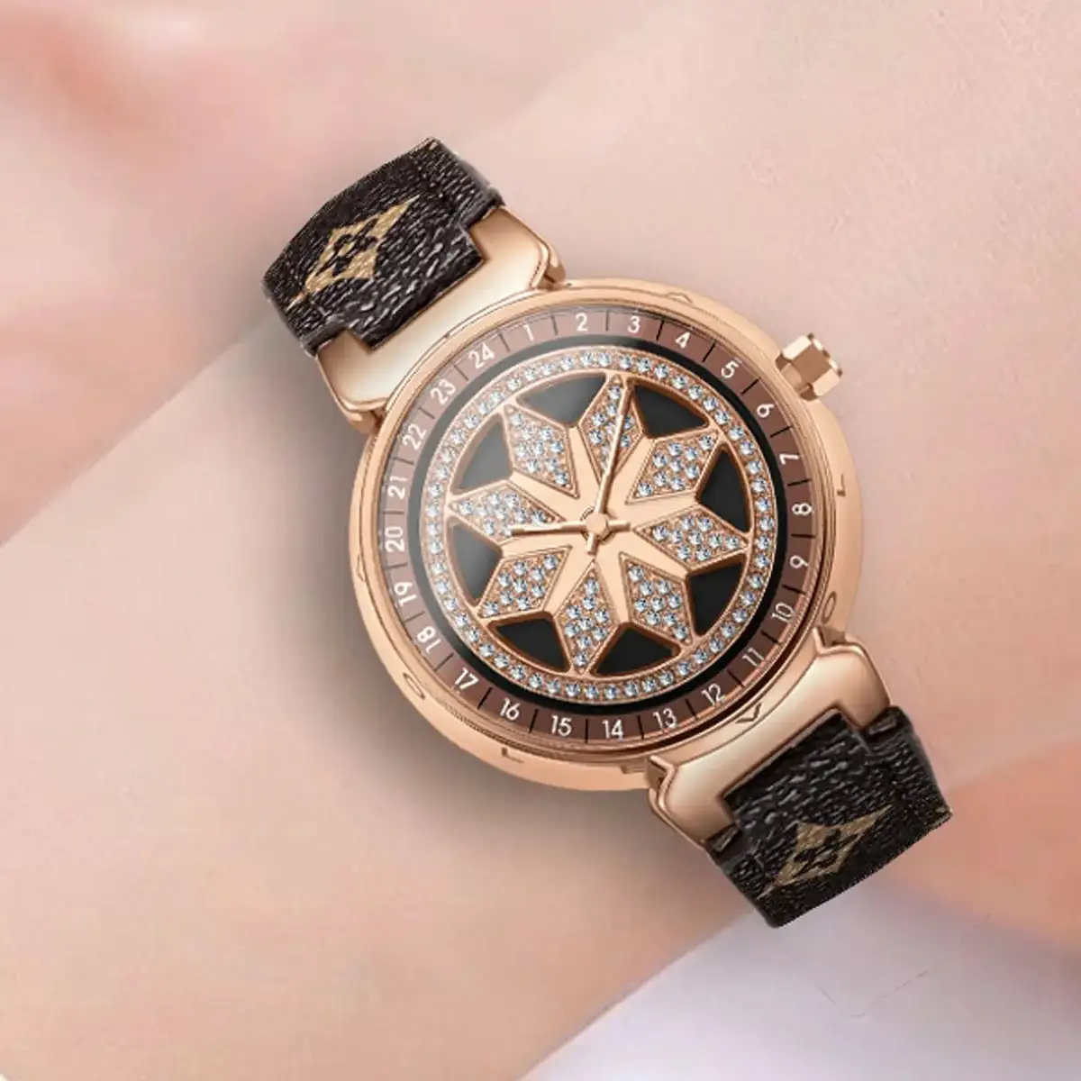 New ladies\' watch, high-end niche, light luxury, business fashion trend, personalized student disc quartz ladies\' watch